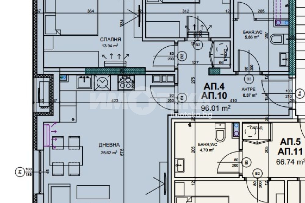 Продава 3-СТАЕН, гр. София, Горна баня, снимка 4 - Апартаменти - 54882498