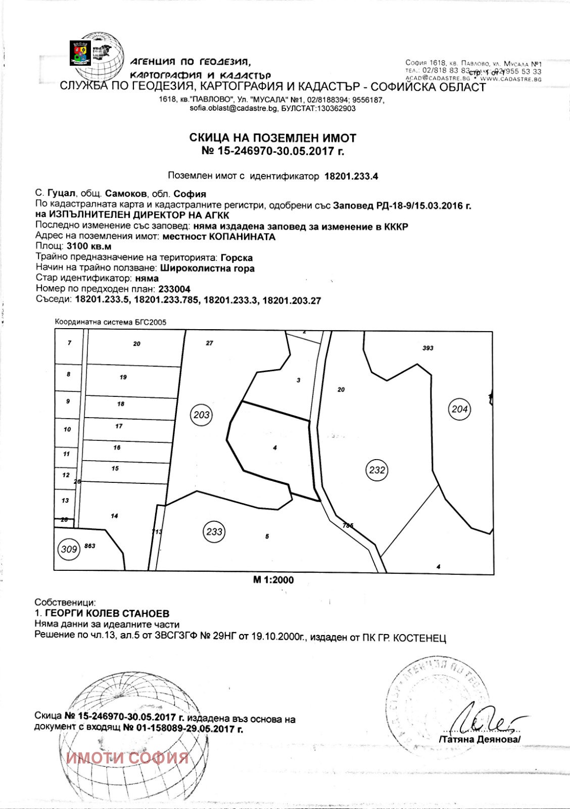 Продава ПАРЦЕЛ, гр. Самоков, област София област, снимка 2 - Парцели - 49809917