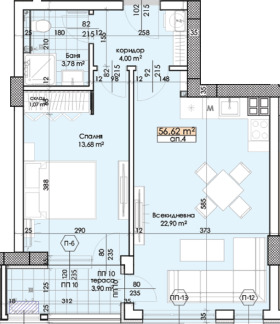 1 chambre Trakiya, Plovdiv