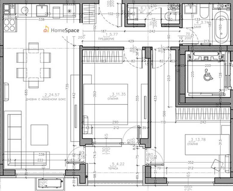 Na prodej  2 ložnice Sofia , Malinova dolina , 95 m2 | 81855483