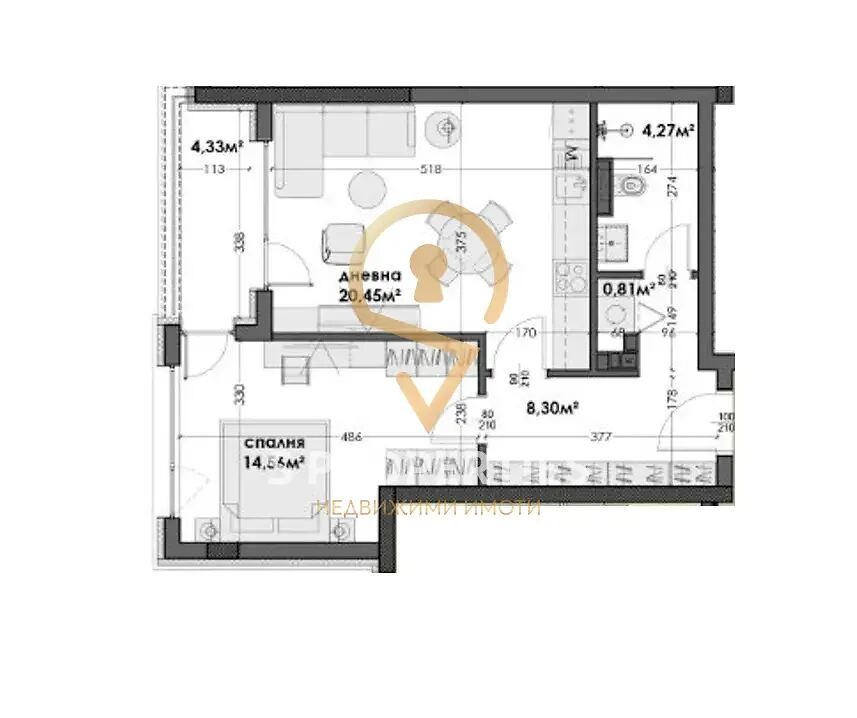 Продава 2-СТАЕН, гр. Варна, Изгрев, снимка 2 - Апартаменти - 52624208