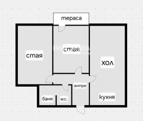 3-стаен град София, Център 4