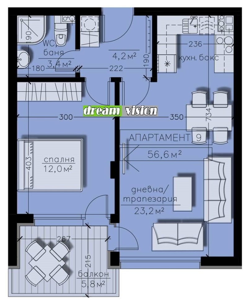 Продава 2-СТАЕН, гр. София, Бояна, снимка 4 - Aпартаменти - 48113323