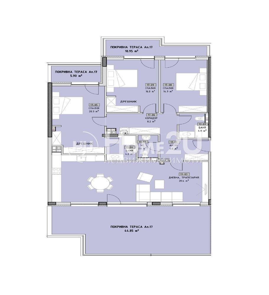 Продава 4-СТАЕН, гр. София, Малинова долина, снимка 4 - Апартаменти - 53704508