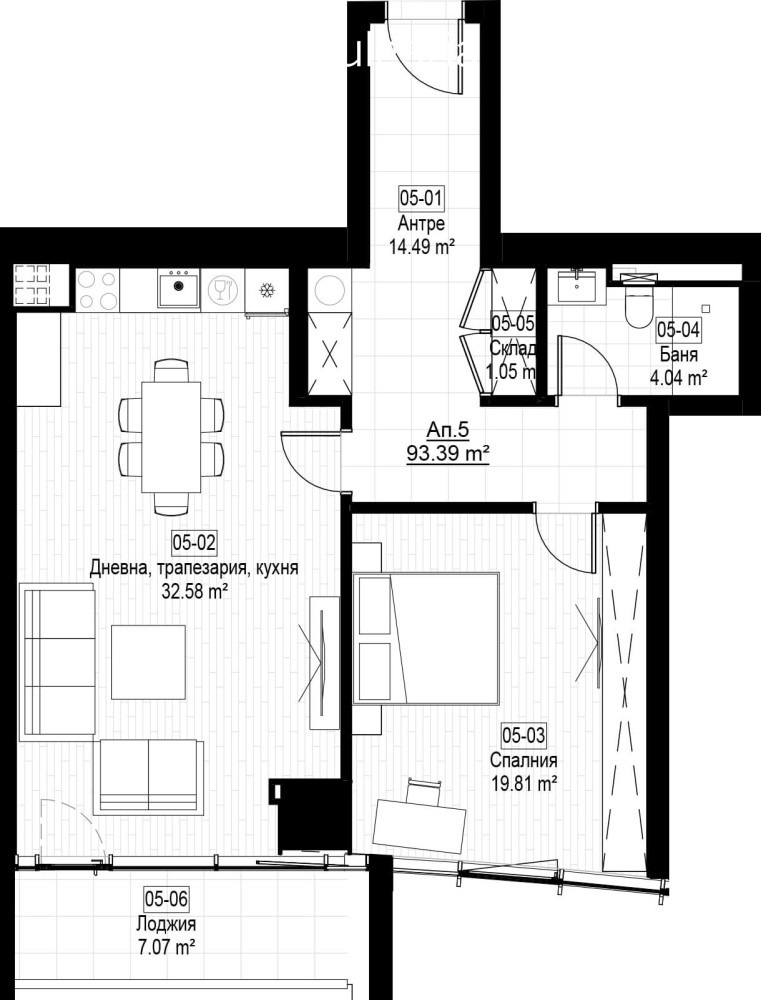 Продава 2-СТАЕН, гр. София, Младост 3, снимка 12 - Апартаменти - 52675684