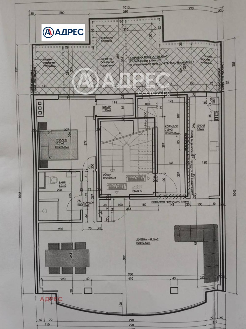Продава 2-СТАЕН, гр. Варна, ВИНС-Червен площад