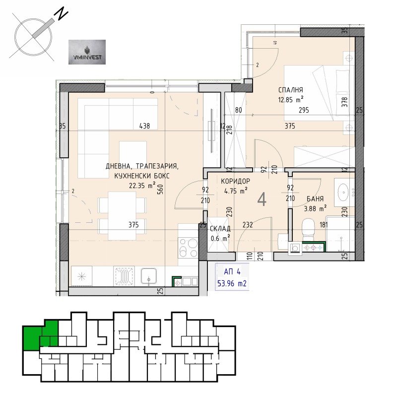 Продава 2-СТАЕН, гр. София, Малинова долина, снимка 3 - Апартаменти - 52801693