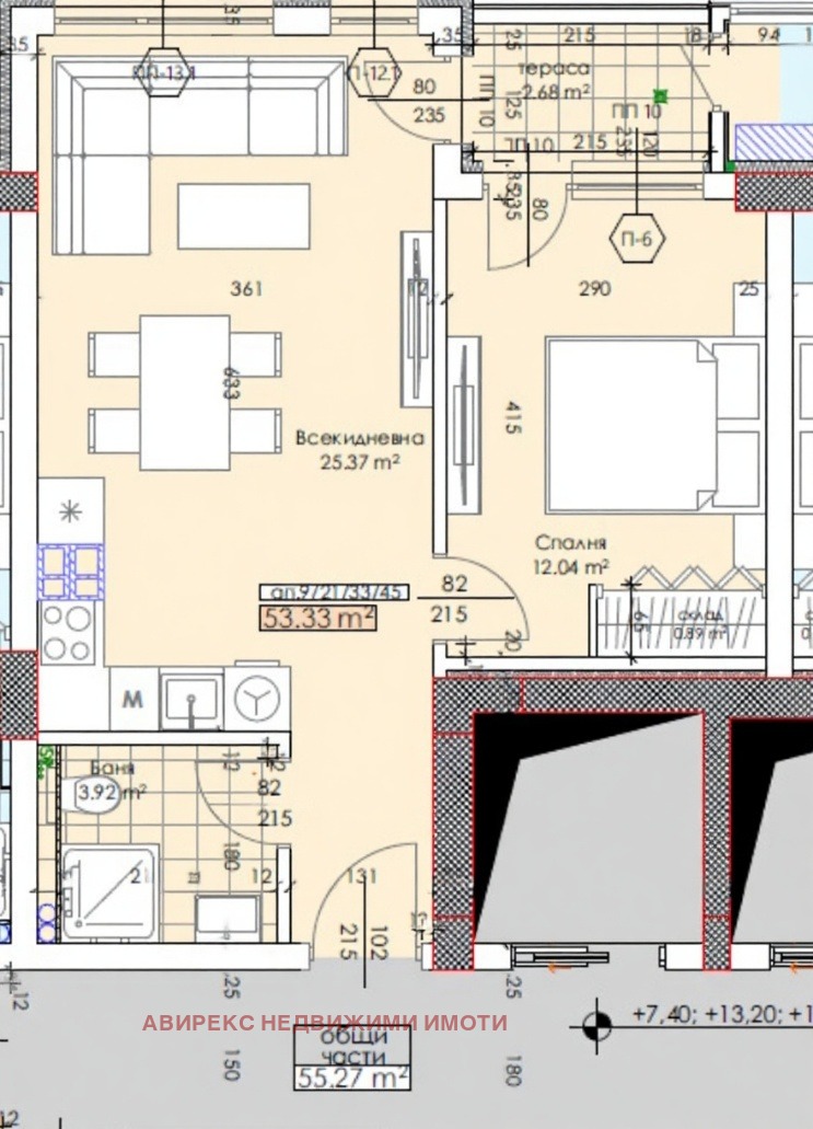 Na prodej  1 ložnice Plovdiv , Trakija , 61 m2 | 24731402