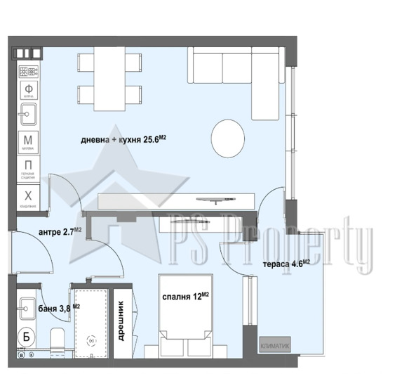 Продава 2-СТАЕН, гр. Стара Загора, Самара 3, снимка 2 - Апартаменти - 53322703