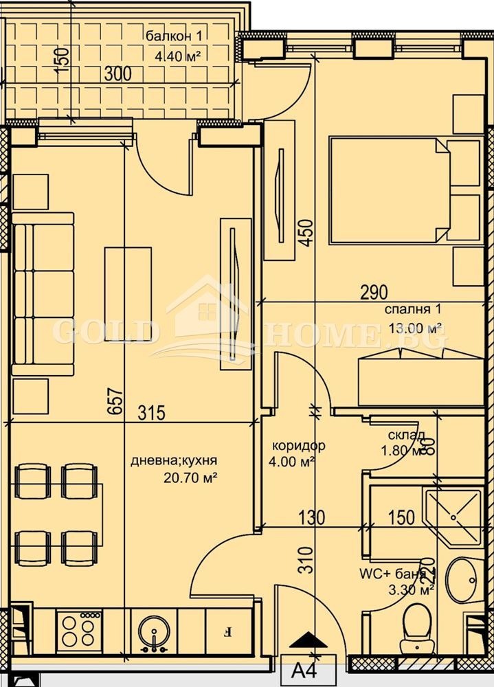 Продава 2-СТАЕН, гр. Пловдив, Кършияка, снимка 3 - Апартаменти - 55952357