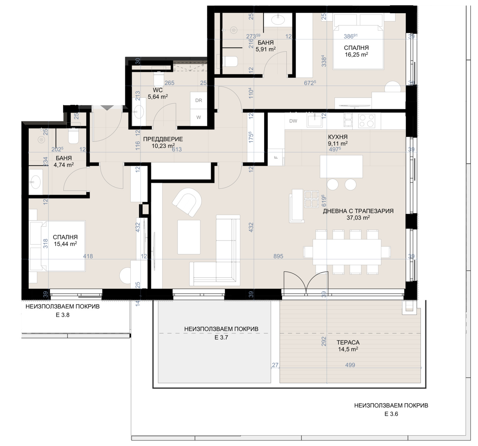 Продава 3-СТАЕН, гр. София, Симеоново, снимка 2 - Апартаменти - 53944935