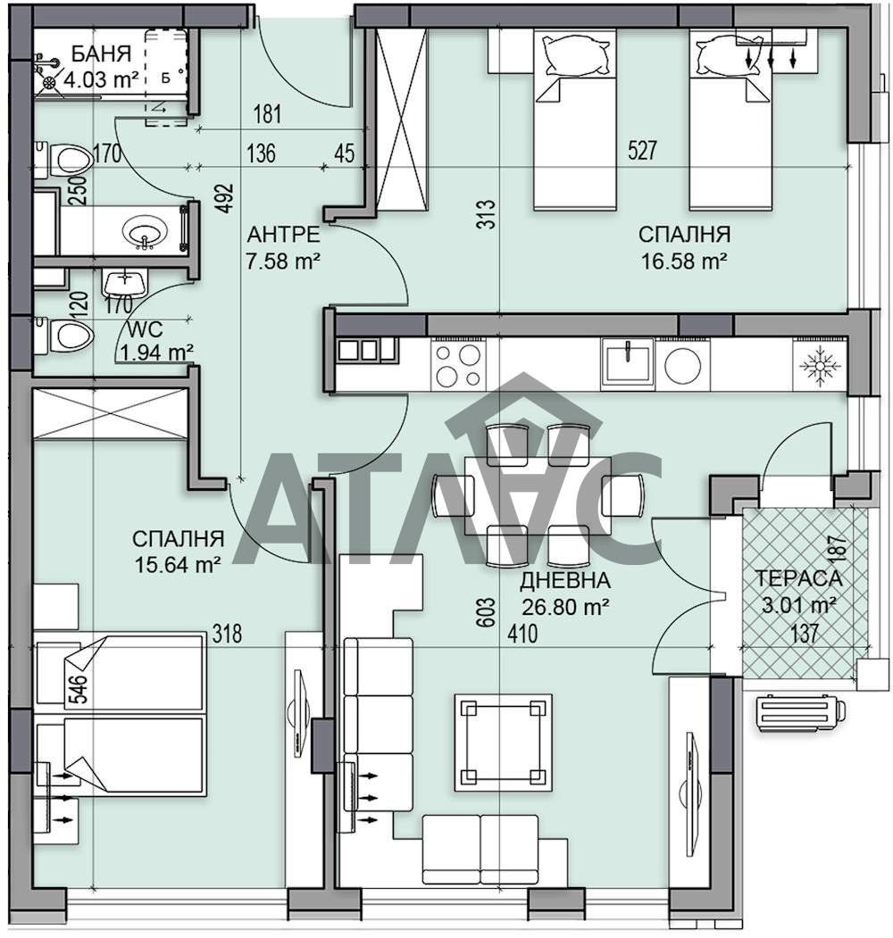 Продава 3-СТАЕН, гр. Пловдив, Гагарин, снимка 3 - Апартаменти - 54897031