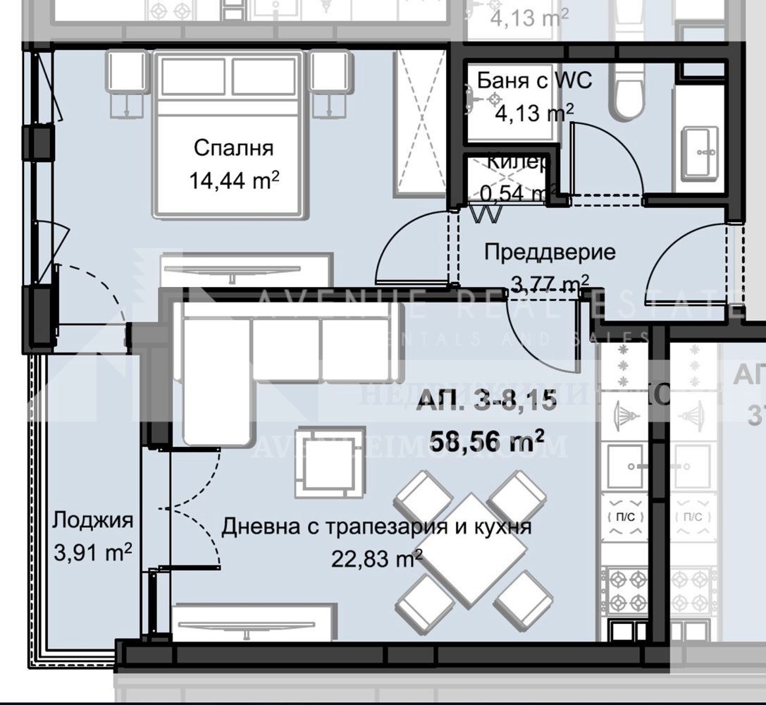 Продава 2-СТАЕН, гр. Пловдив, Христо Смирненски, снимка 2 - Апартаменти - 56089071
