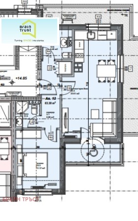 Продава 2-СТАЕН, гр. София, Овча купел, снимка 1 - Aпартаменти - 48598881