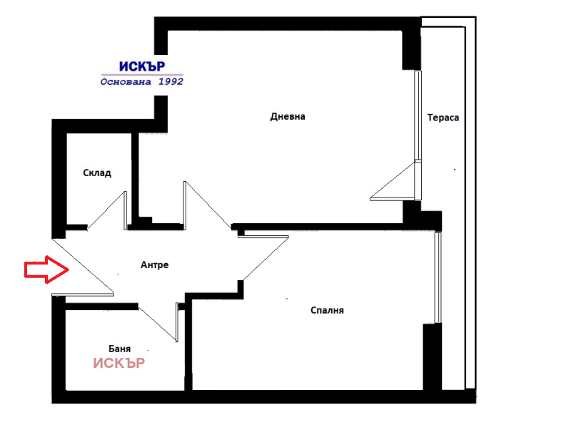In vendita  1 camera da letto Sofia , Malinova dolina , 65 mq | 95218687