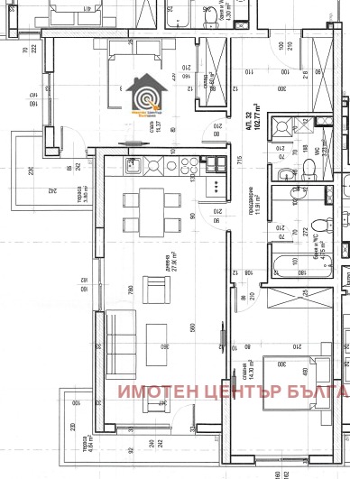 In vendita  2 camere da letto Sofia , Studentski grad , 125 mq | 73563057 - Immagine [2]