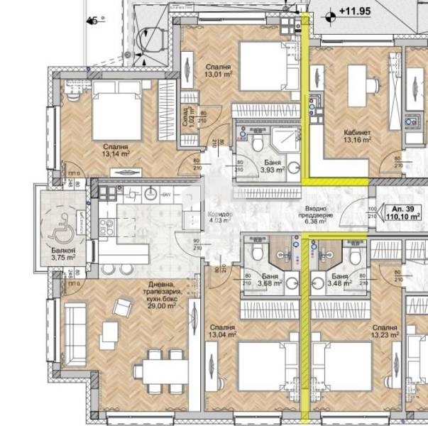 Продава 4-СТАЕН, гр. София, Люлин 8, снимка 4 - Апартаменти - 53286366