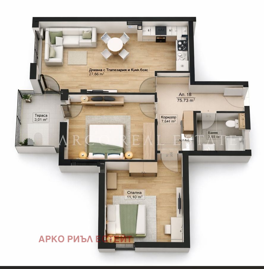 Продава 3-СТАЕН, гр. София, Слатина, снимка 4 - Апартаменти - 54053989