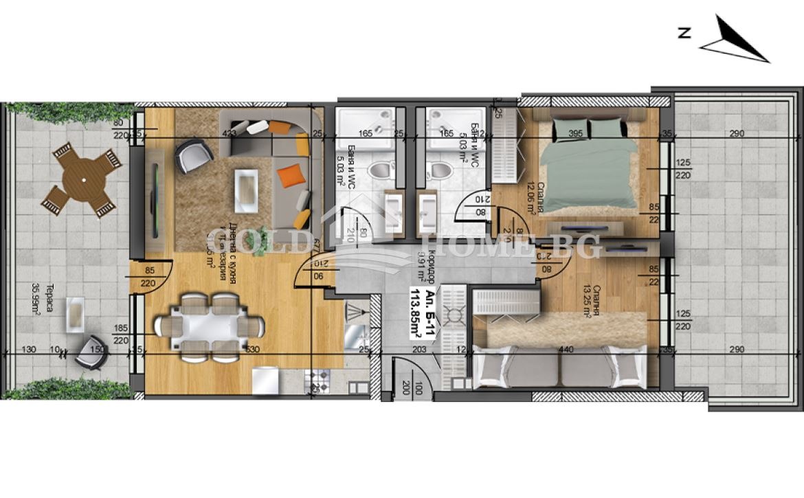 Продава 3-СТАЕН, гр. Пловдив, Христо Смирненски, снимка 15 - Апартаменти - 55232628