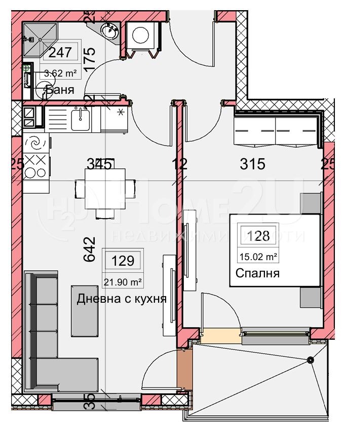 Продава  2-стаен град Варна , Кайсиева градина , 66 кв.м | 90060971 - изображение [4]
