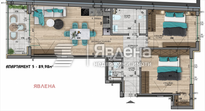 Продава 3-СТАЕН, гр. София, Витоша, снимка 2 - Апартаменти - 53158668