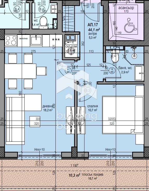 Продава 2-СТАЕН, гр. София, Разсадника, снимка 2 - Aпартаменти - 47074780