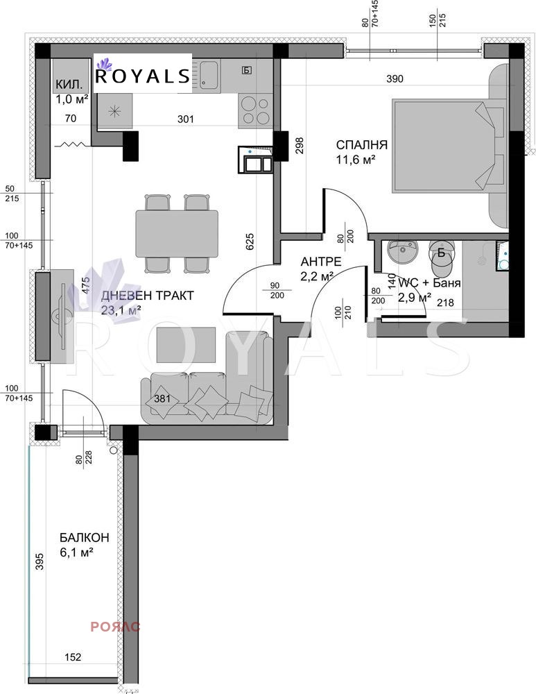 For Sale  1 bedroom Varna , Kaysieva gradina , 65 sq.m | 11125117 - image [4]