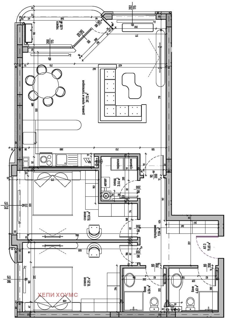 Продава  3-стаен град София , Малинова долина , 132 кв.м | 31119682 - изображение [3]