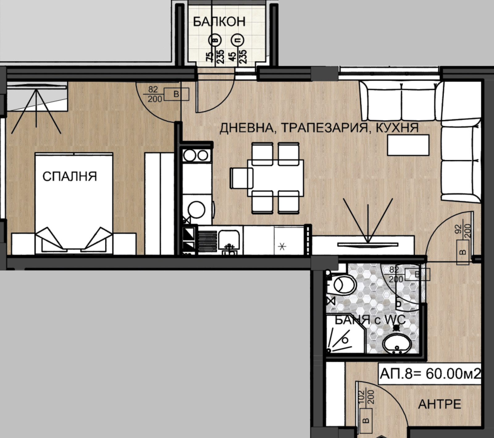 Продава 2-СТАЕН, гр. София, Овча купел, снимка 3 - Апартаменти - 55009585