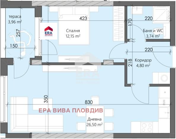 Продава 2-СТАЕН, гр. Пловдив, Кършияка, снимка 4 - Апартаменти - 51375698