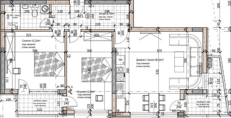 Продава 3-СТАЕН, гр. Благоевград, Еленово 1, снимка 9 - Апартаменти - 53595783