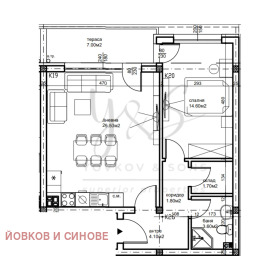 1 chambre Belomorski, Plovdiv