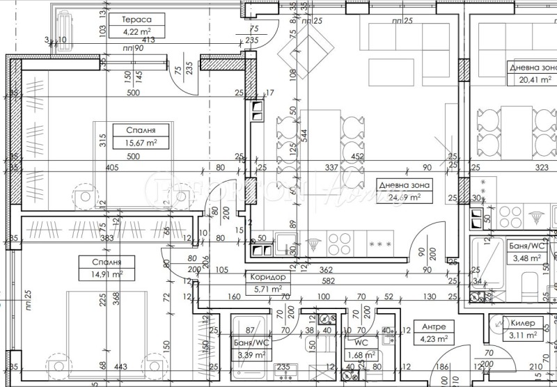 Продава 3-СТАЕН, гр. Пловдив, Кършияка, снимка 7 - Апартаменти - 53029793