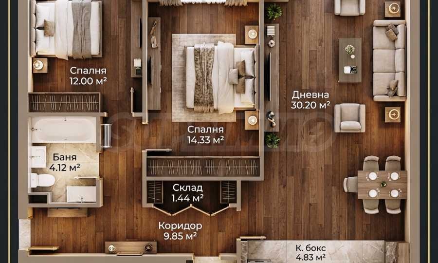 Продава 3-СТАЕН, гр. Пловдив, Каменица 2, снимка 13 - Апартаменти - 55741285