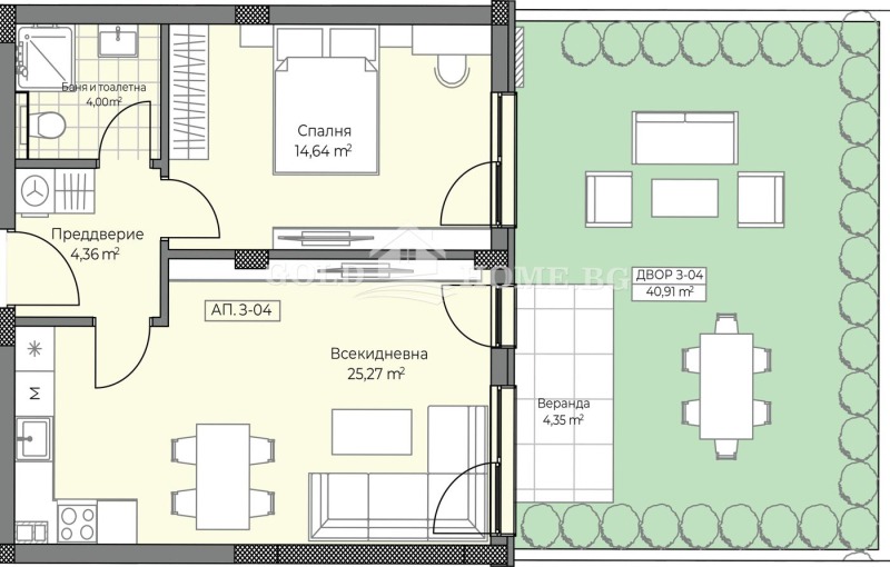 Продава 2-СТАЕН, гр. Пловдив, Остромила, снимка 14 - Aпартаменти - 48990147