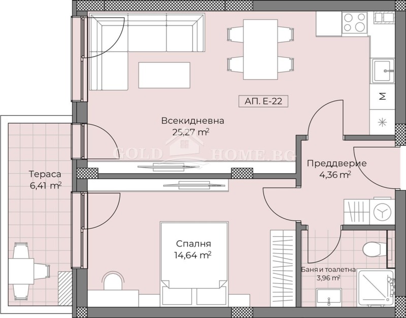 Продава 2-СТАЕН, гр. Пловдив, Остромила, снимка 9 - Aпартаменти - 48990147