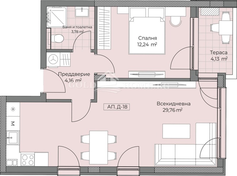 Продава 2-СТАЕН, гр. Пловдив, Остромила, снимка 3 - Aпартаменти - 48990147