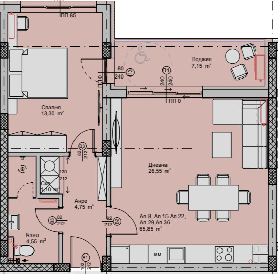 Продава  2-стаен град Пловдив , Христо Смирненски , 77 кв.м | 13113343