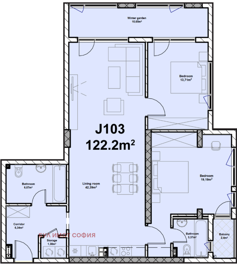 Продава  3-стаен град София , Полигона , 145 кв.м | 16809959 - изображение [3]