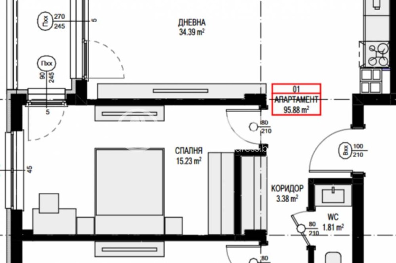 For Sale  2 bedroom Sofia , Ovcha kupel 2 , 113 sq.m | 65508989 - image [4]