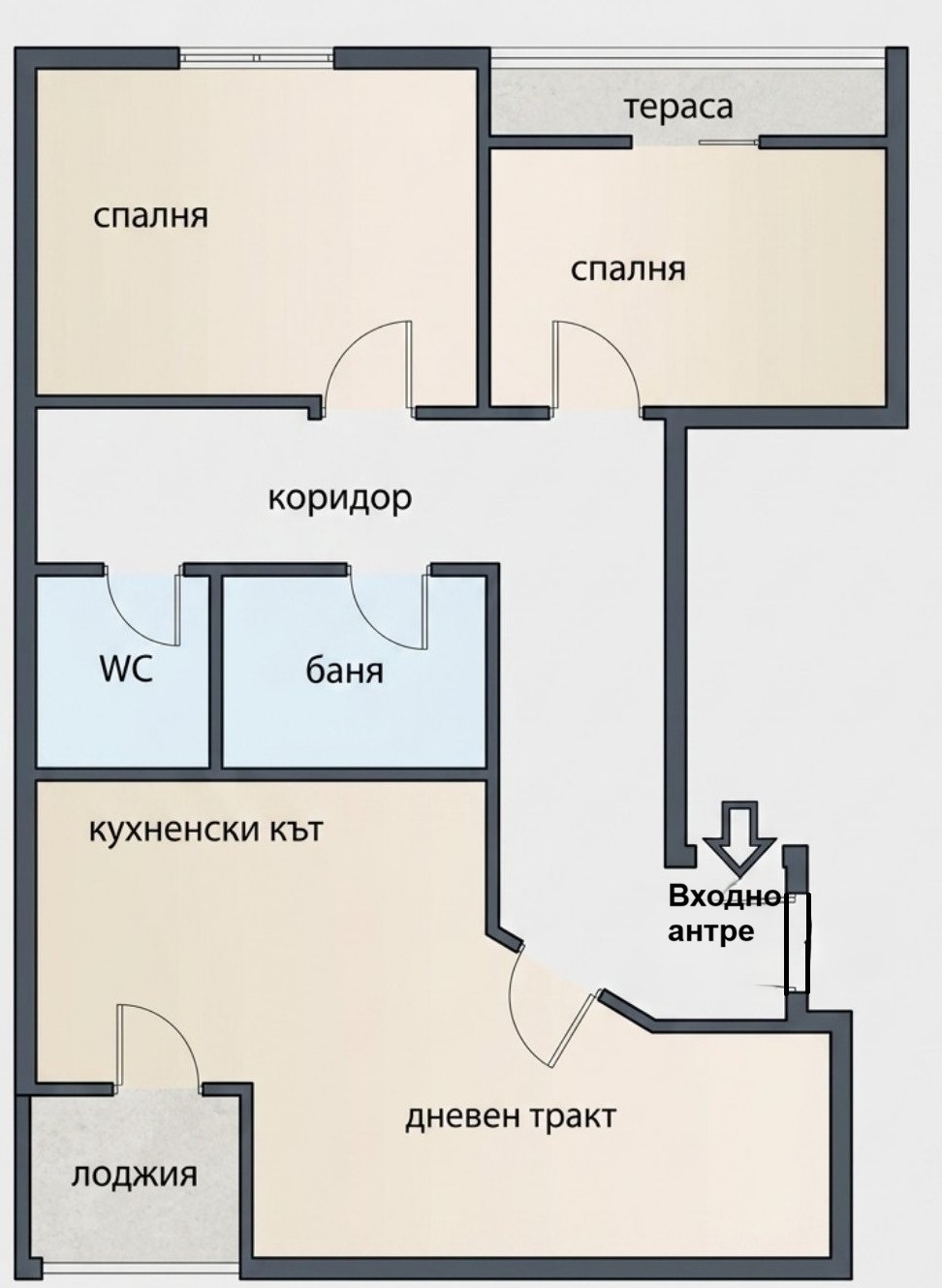 Продава 3-СТАЕН, гр. Варна, Виница, снимка 12 - Апартаменти - 54890651