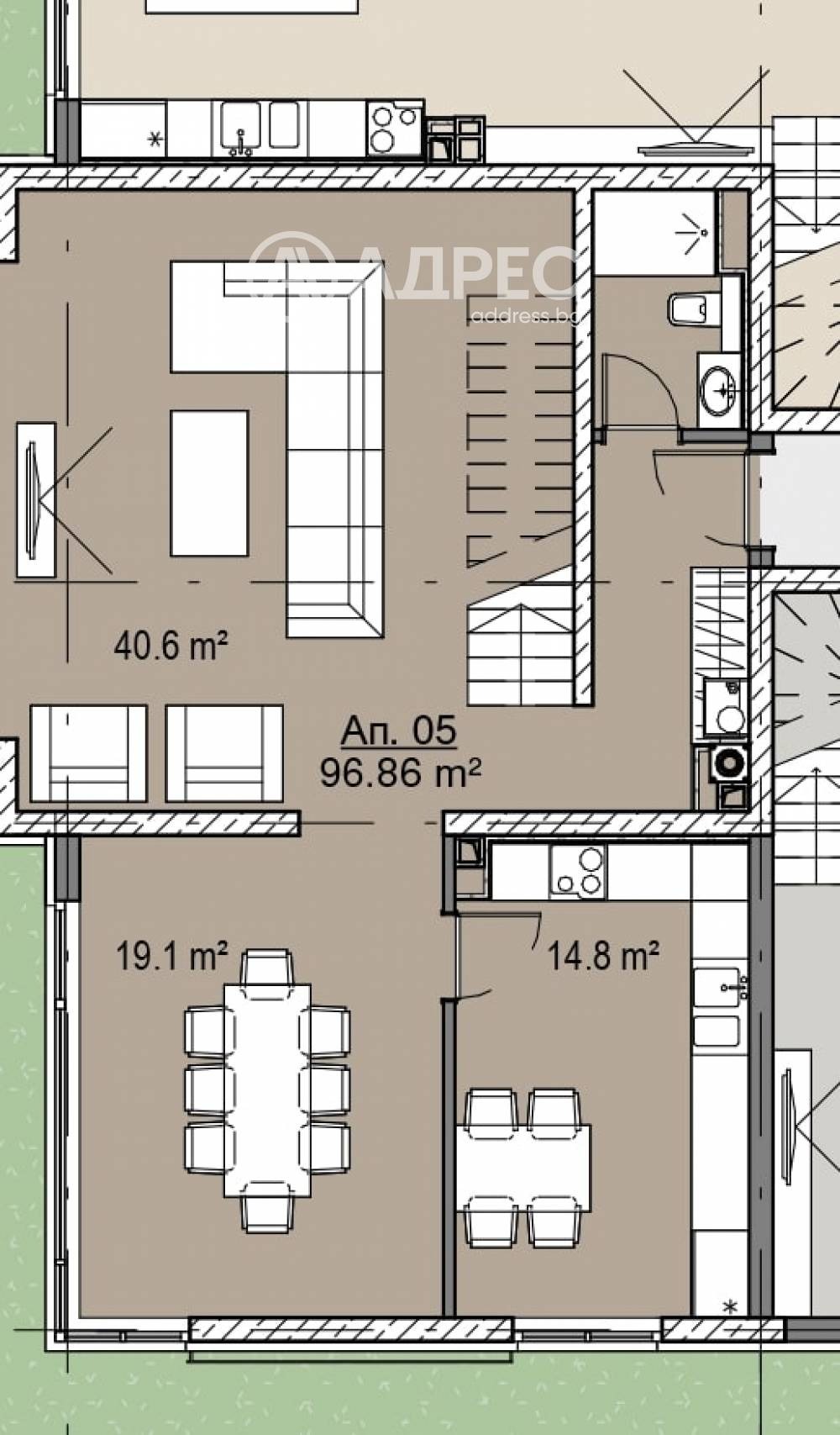 Продава МНОГОСТАЕН, гр. София, Кръстова вада, снимка 3 - Апартаменти - 54604154