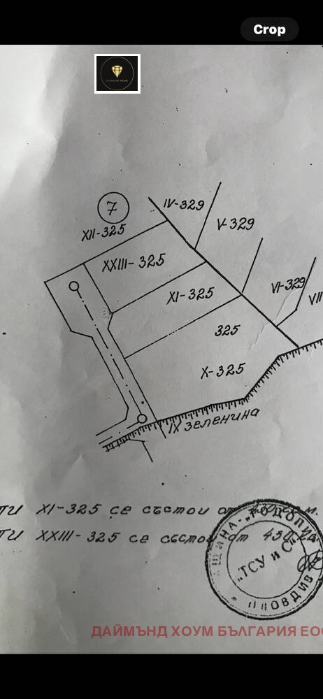 Продаја  Плот регион Пловдив , Храбрино , 900 м2 | 11871057 - слика [2]