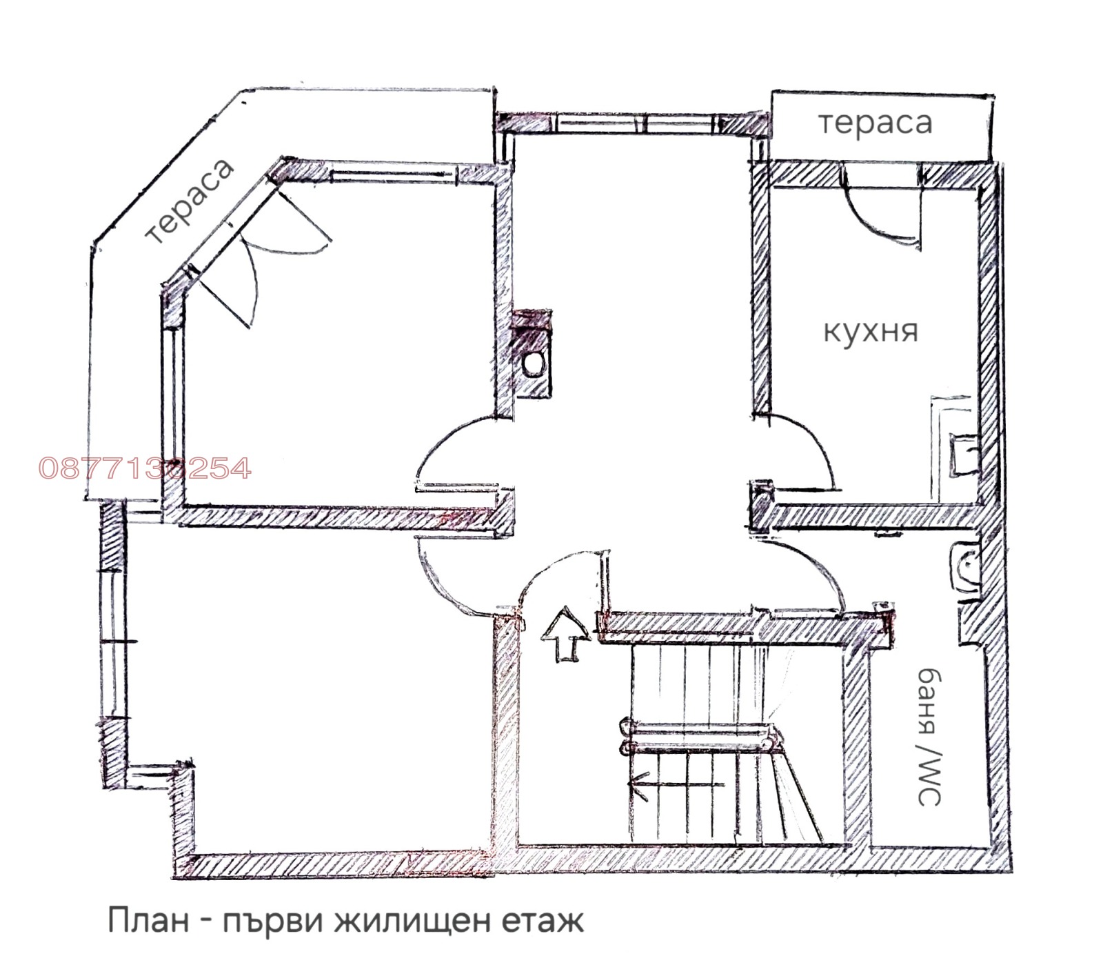 Продава ЕТАЖ ОТ КЪЩА, гр. Велинград, област Пазарджик, снимка 3 - Етаж от къща - 55793102