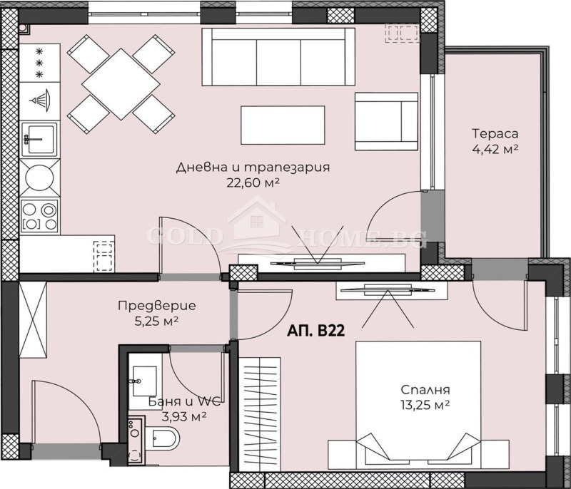 Продава 2-СТАЕН, гр. Пловдив, Христо Смирненски, снимка 5 - Aпартаменти - 48994491