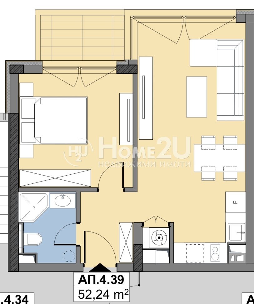 Продава 2-СТАЕН, гр. София, Овча купел, снимка 10 - Апартаменти - 53854107