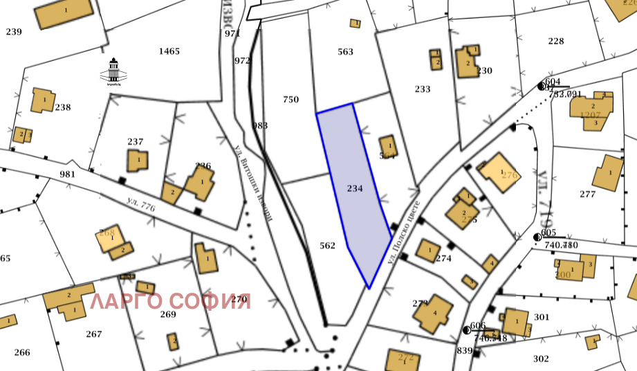 Продава ПАРЦЕЛ, гр. София, Княжево, снимка 2 - Парцели - 54093145