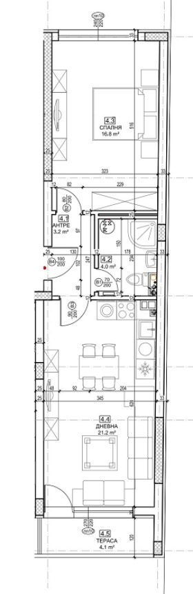 Продава 2-СТАЕН, гр. София, Дървеница, снимка 1 - Aпартаменти - 47280191