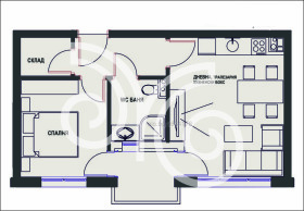 1 bedroom Bratya Miladinovi, Burgas 9