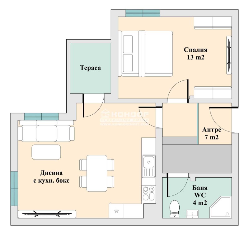 Продава  2-стаен град Пловдив , Център , 68 кв.м | 53650459 - изображение [4]